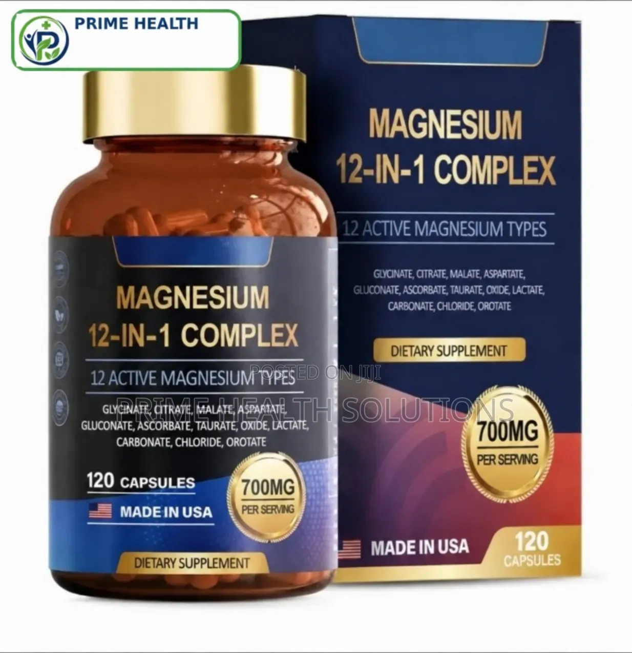 Magnesium 12-in-1 Complex – 120 Capsules