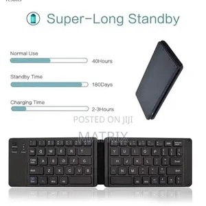 Foldable Rechargeable - Bluetooth Keyboard 3.0,
