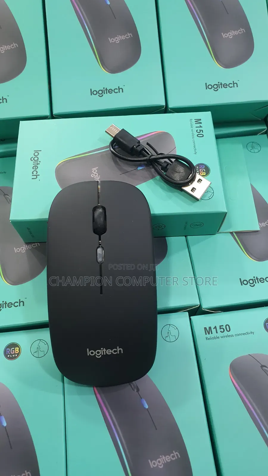 Logitech M150 Wireless and Bluetooth Rechargable Mouse