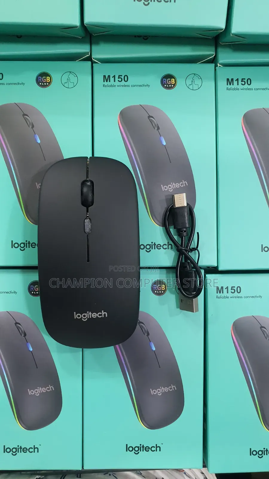 Logitech M150 Wireless and Bluetooth Rechargable Mouse