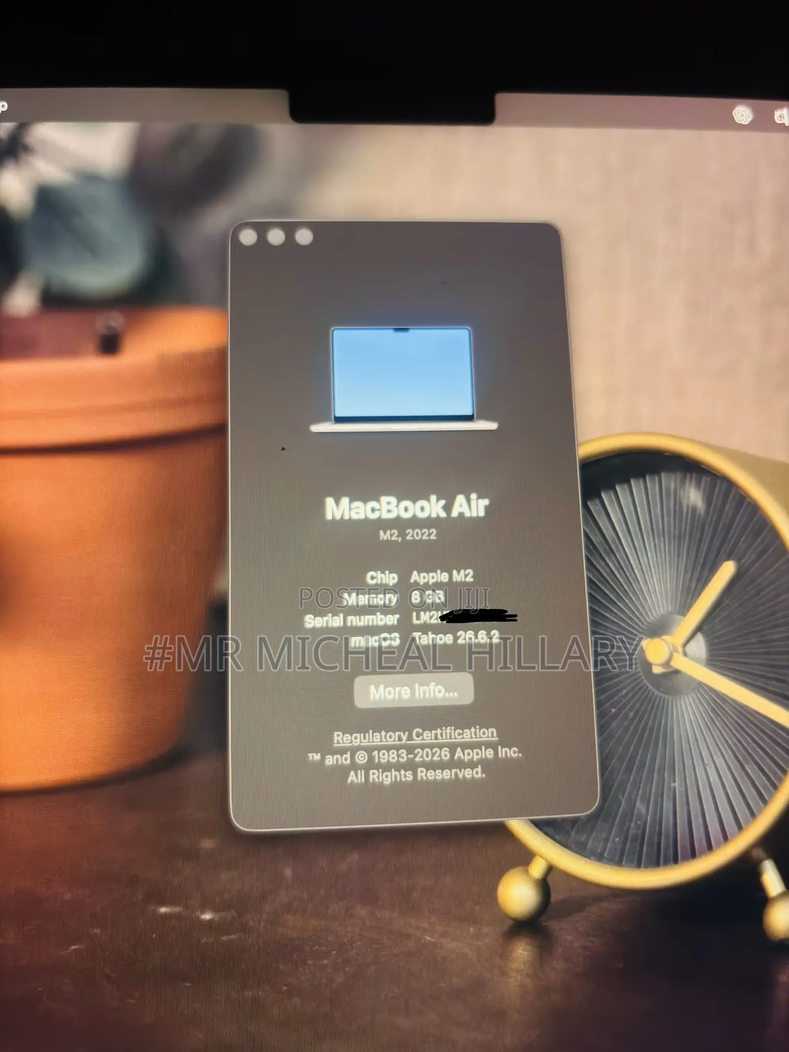 Laptop Apple MacBook Air 2023 M2 8GB Apple M2 SSD 256GB