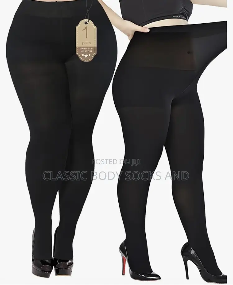 Premium Plus Size Women's Opaque Body Socks/ Long Lasting UK Brand