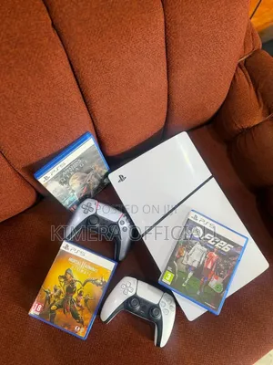 Slightly Used Playstation 5 Slim (Ps5 Slim). Comes With Games Pads