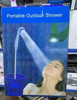 Rechargeable Outdoor Portable Shower - White