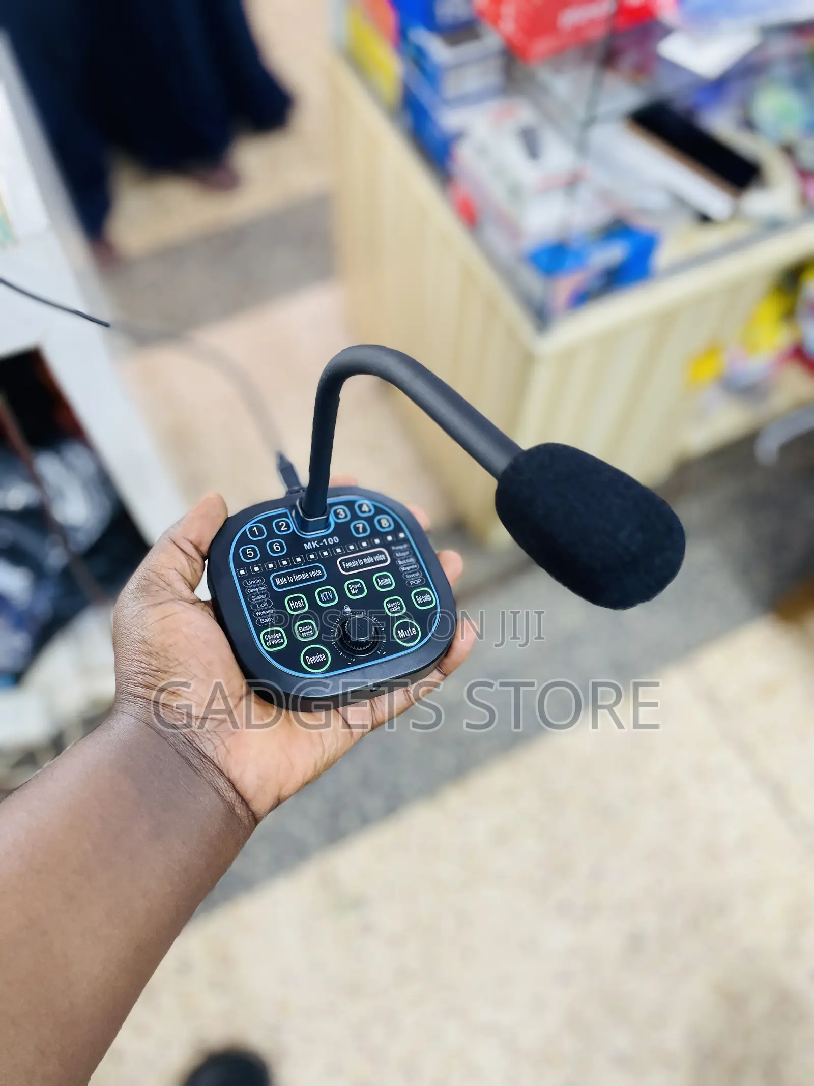 MK-100 Desktop Microphone Voice Changer and Sound Card
