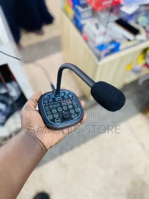 MK-100 Desktop Microphone Voice Changer and Sound Card