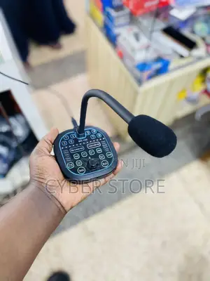 MK-100 Desktop Microphone Voice Changer and Sound Card