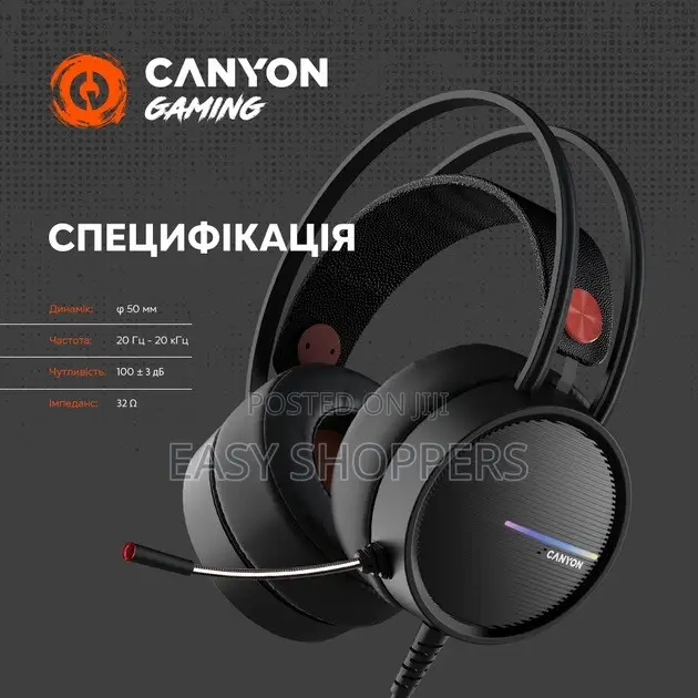 Original Canyon Interceptor GH-8A Stereo Gaming Headset