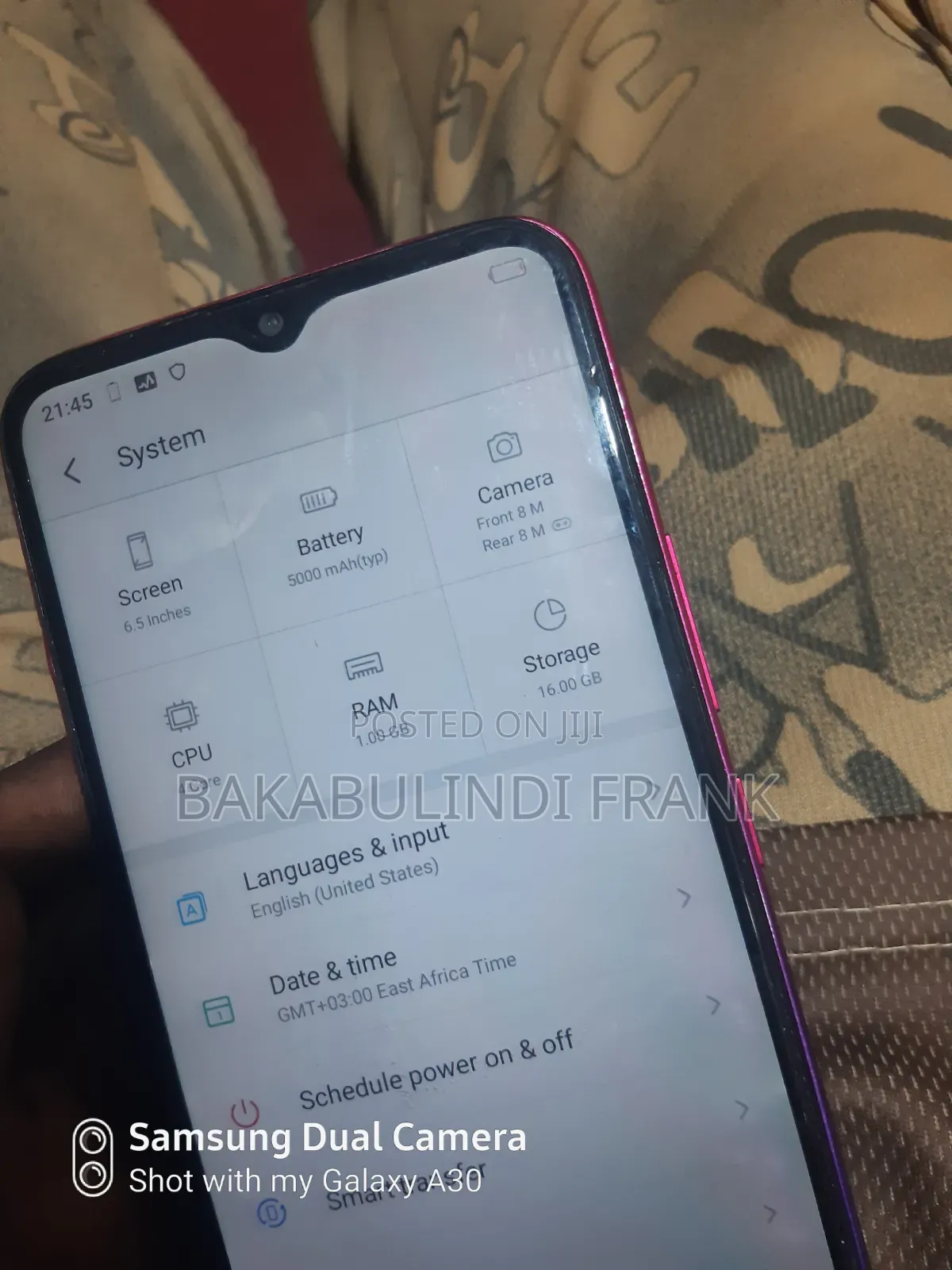 Itel P36 16 GB Pink