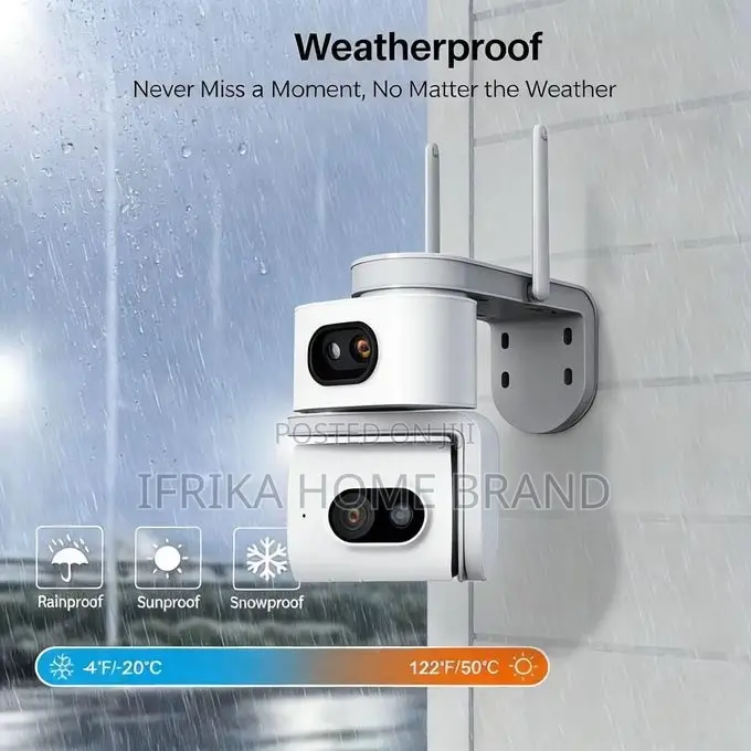 WiFi/4G Dual-Lens Outdoor Smart Camera