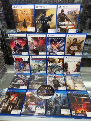 All Ps5 Video Games on CDs