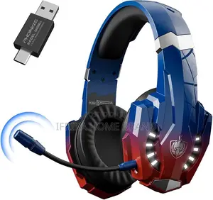 PHOINIKAS 2.4GHz Wireless Gaming Headset for PS5, PS4, PC, Switch