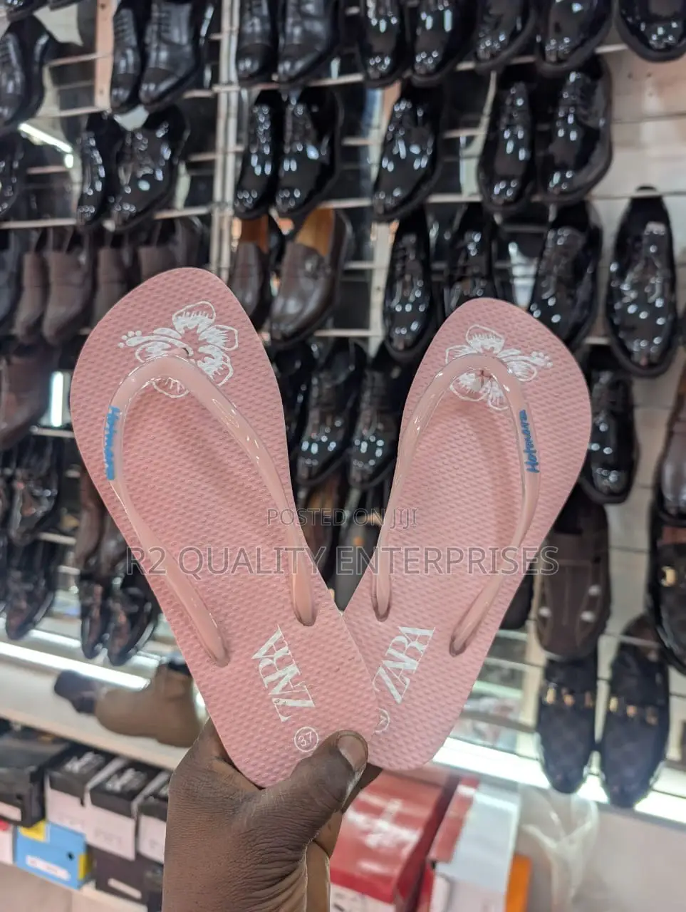 Grey Zara Flip-