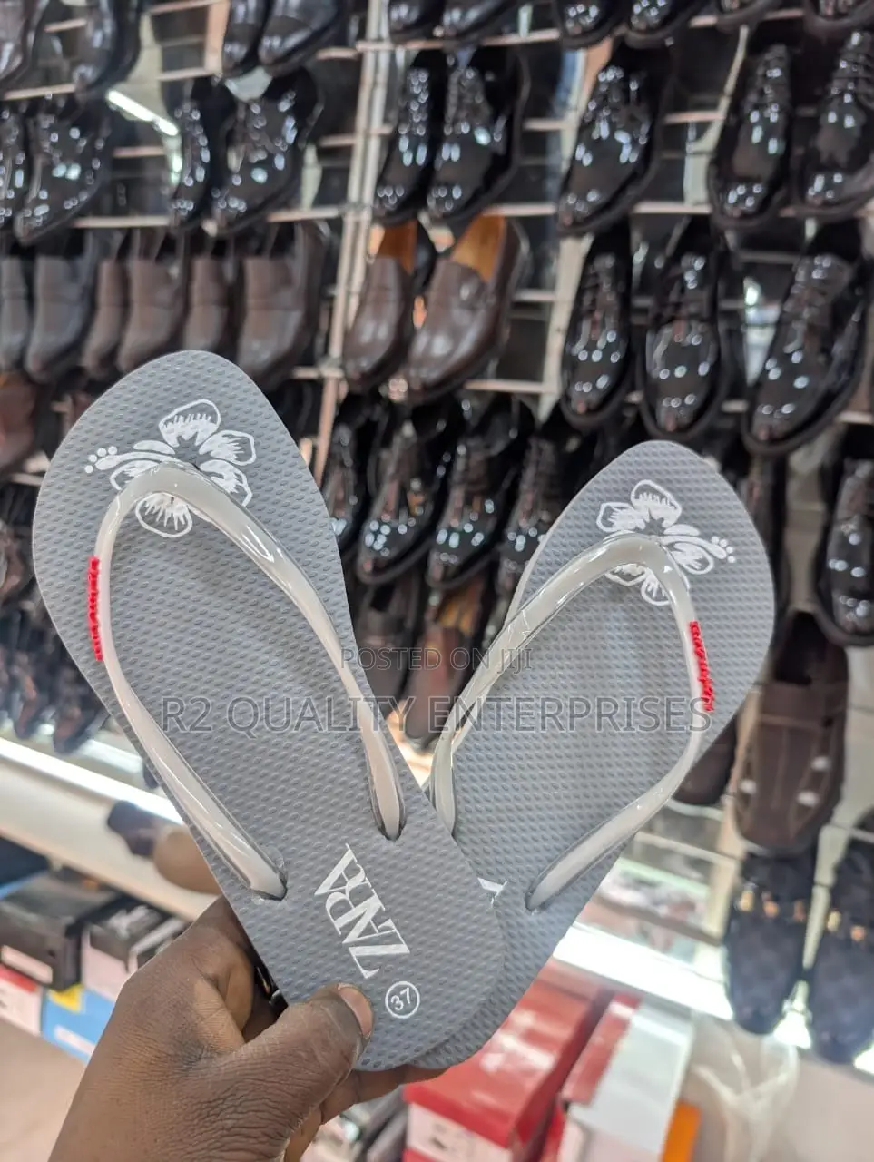 Grey Zara Flip-