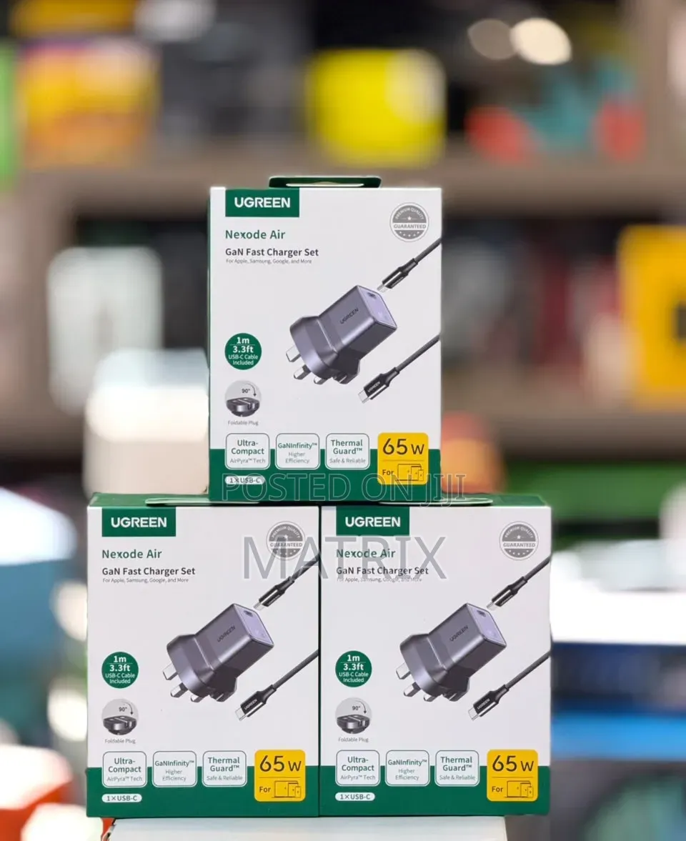 Ugreen 65W Gan Fast Charger Ultra Compact With Type C Cable at 