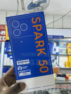 New Tecno Spark 50 128 GB Black