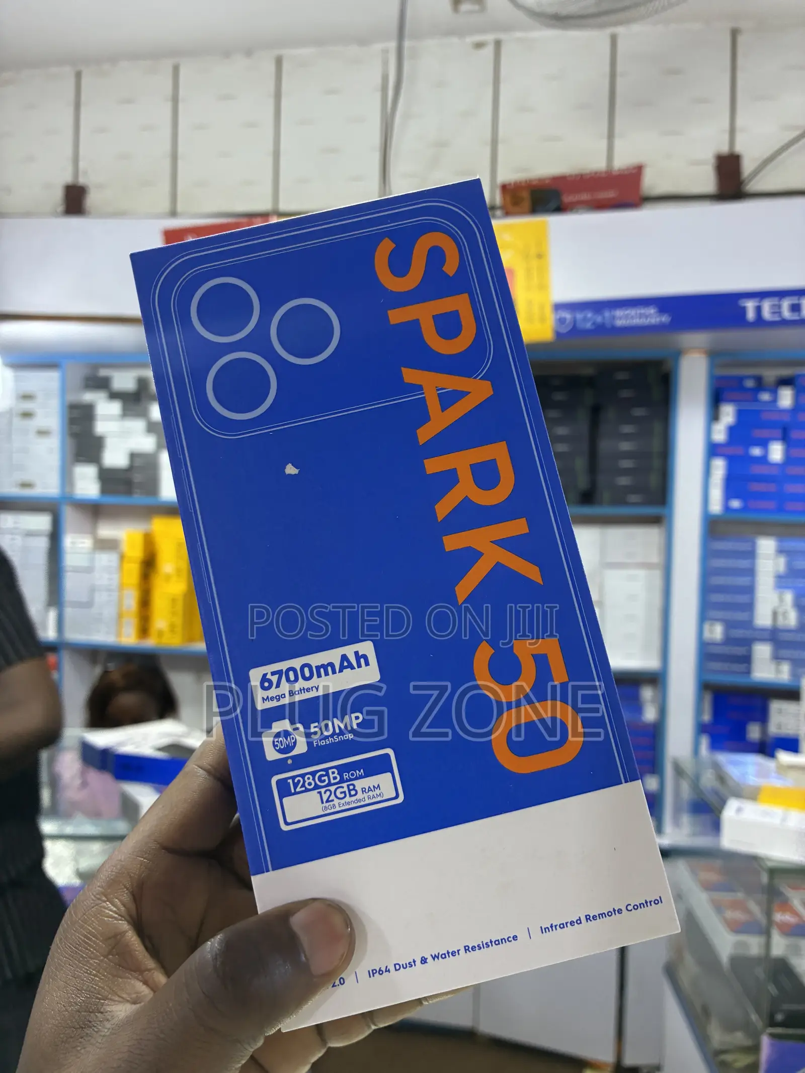 New Tecno Spark 50 128 GB Black