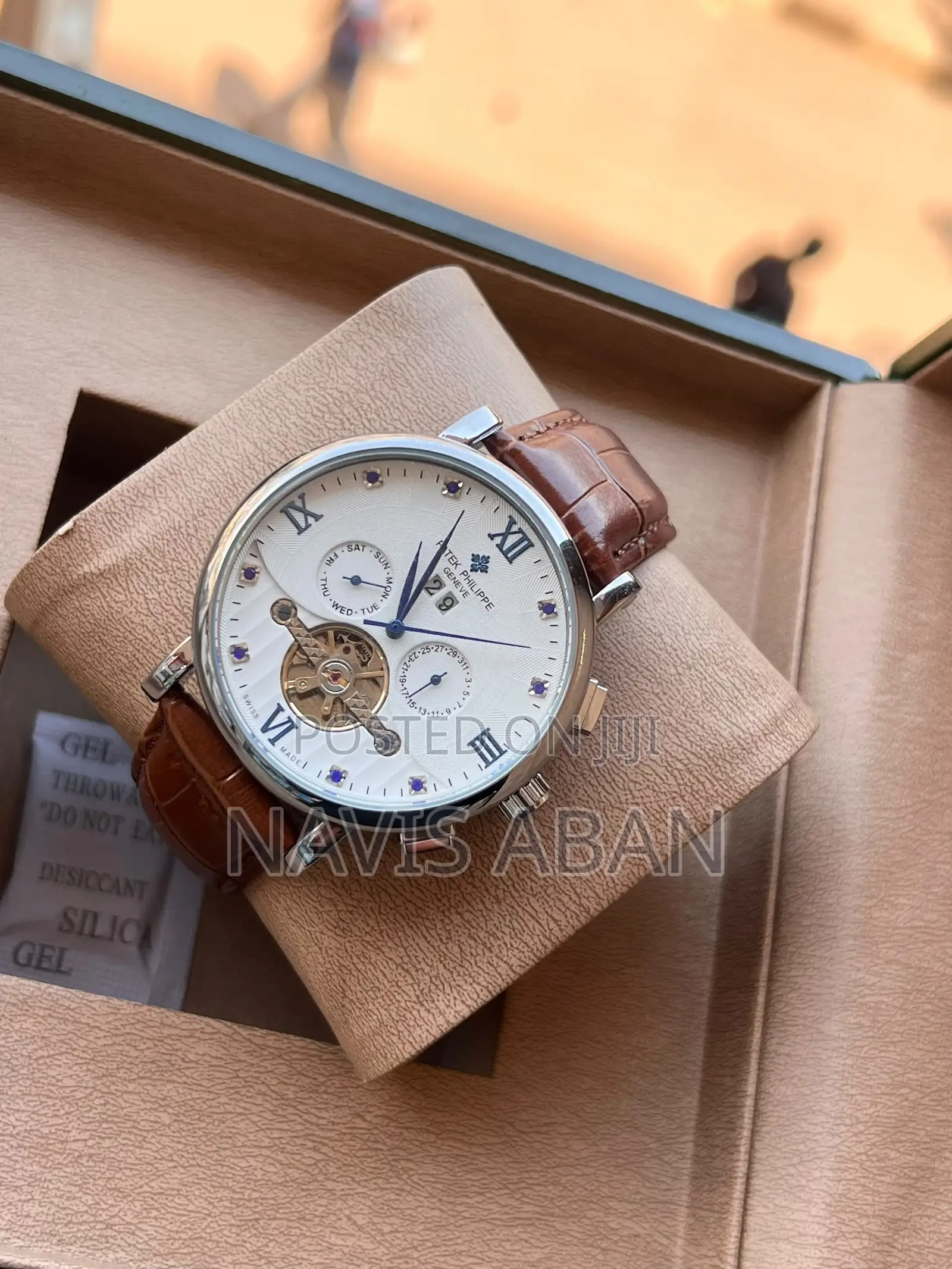Patek Phillippe Automatic Leather Strap