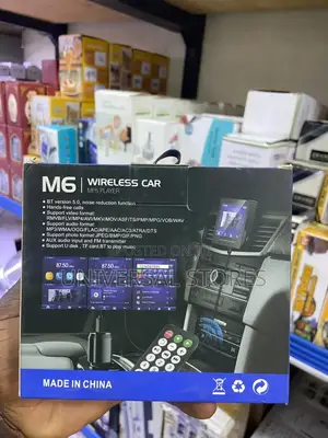 M6 Wireless Car MP5 Player - Black