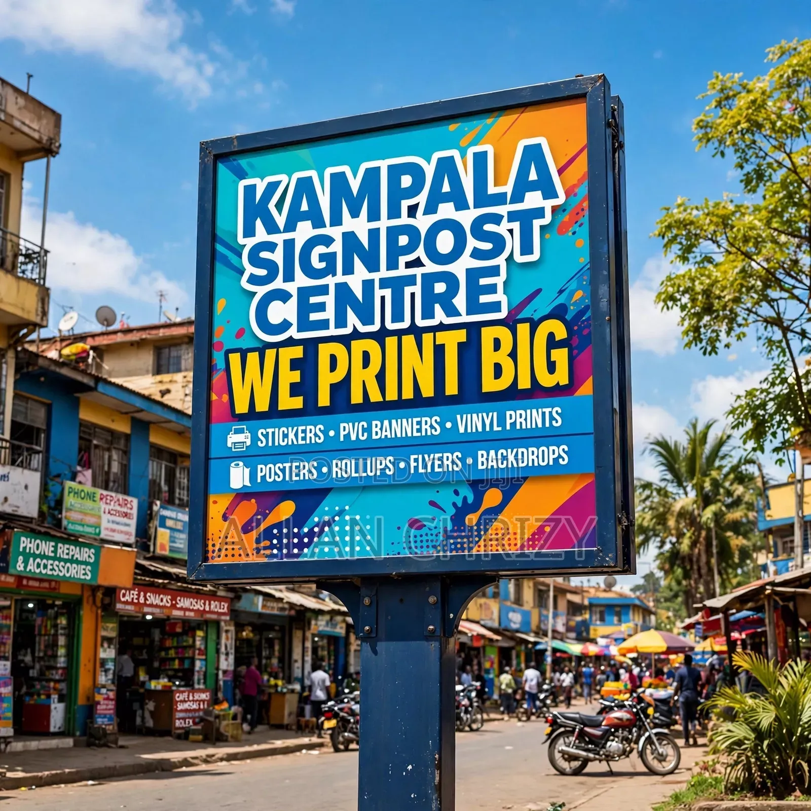 Outdoor Poster Design and Flyer Design Fast Delivery in 1 Hour
