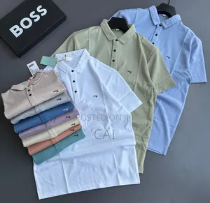 Finnese Plain Short-Sleeved Polo Shirts