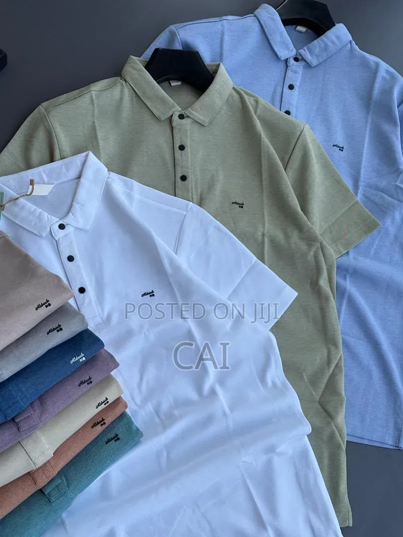 Finnese Plain Short-Sleeved Polo Shirts