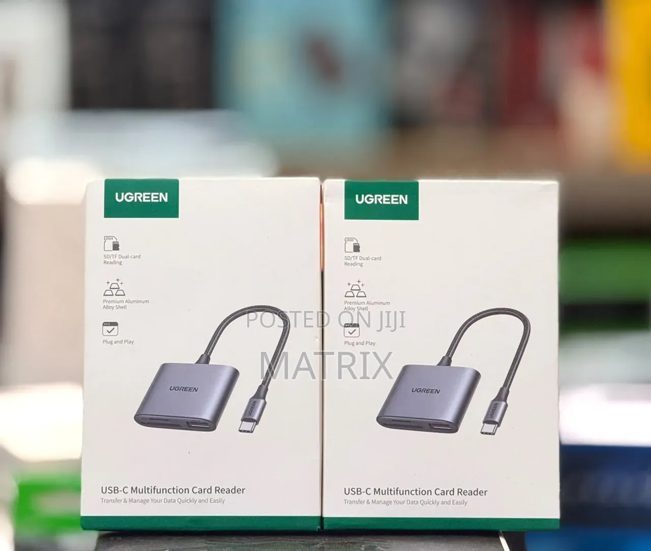 Ugreen 3in1 USB C Card Reader, Micro SD Memory Card Reader Adapter