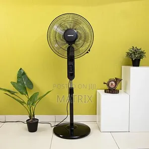 Geepas Stand Fan With Remote 16 Inch 3-Speed