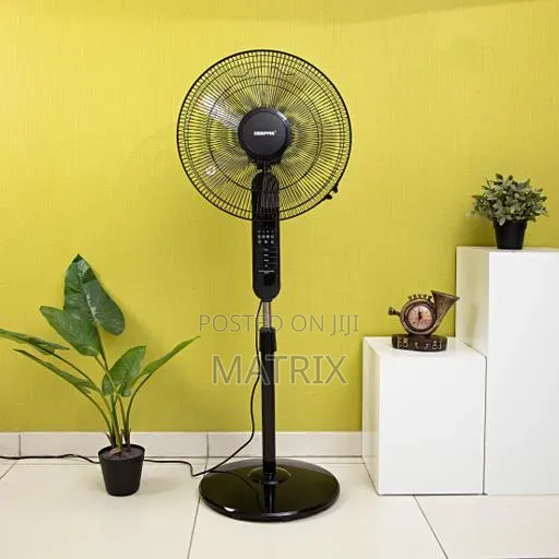 Geepas Stand Fan With Remote 16 Inch 3-Speed