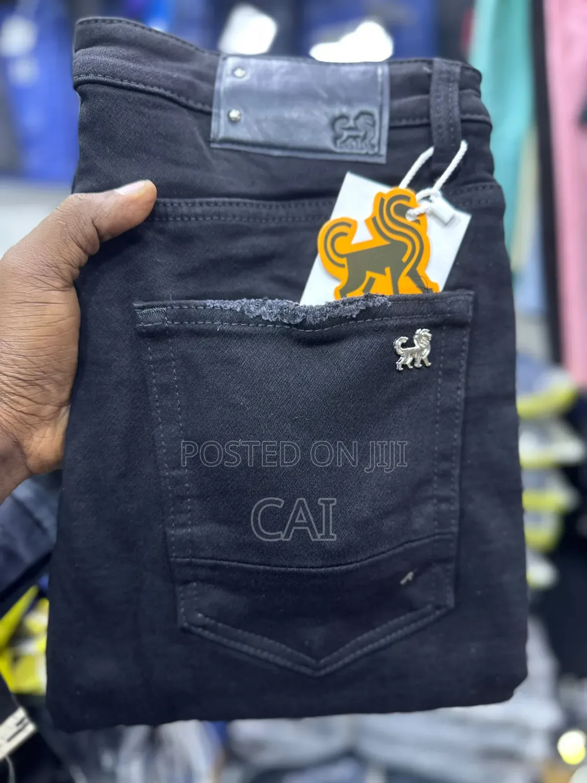 Clear Pockets Men’s Denim Jeans