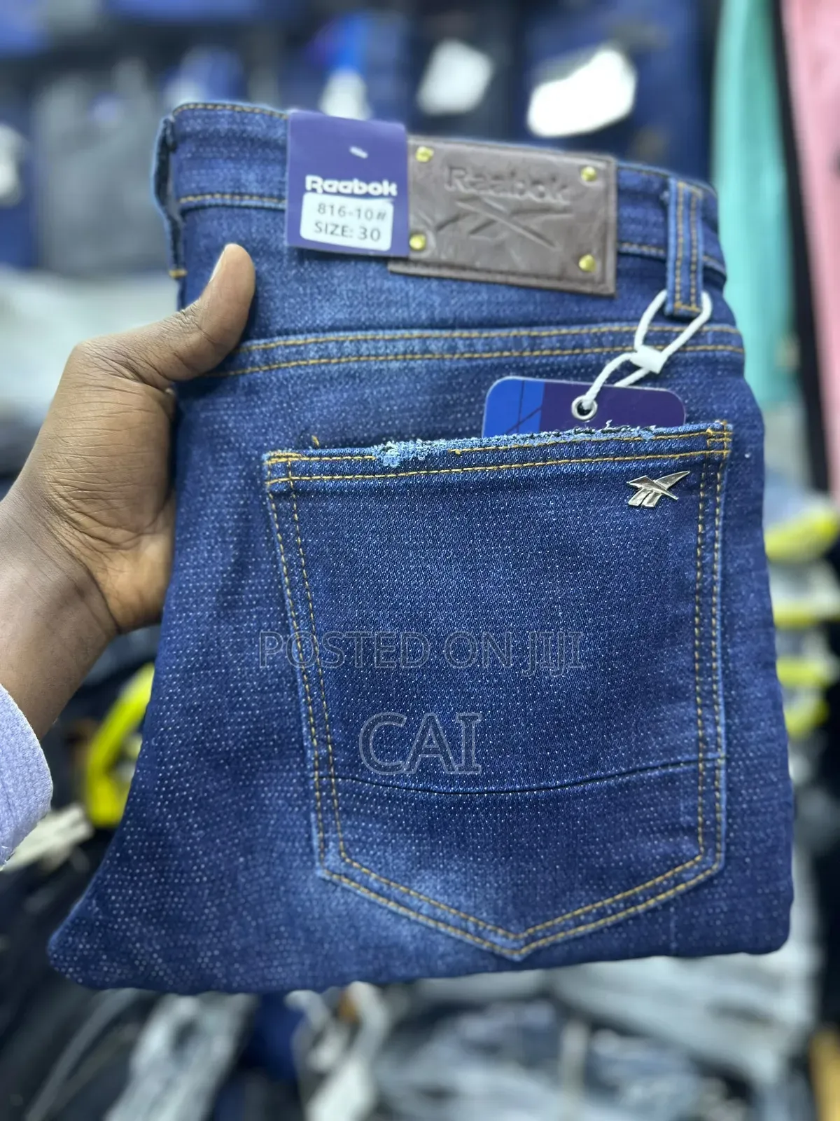Clear Pockets Men’s Denim Jeans