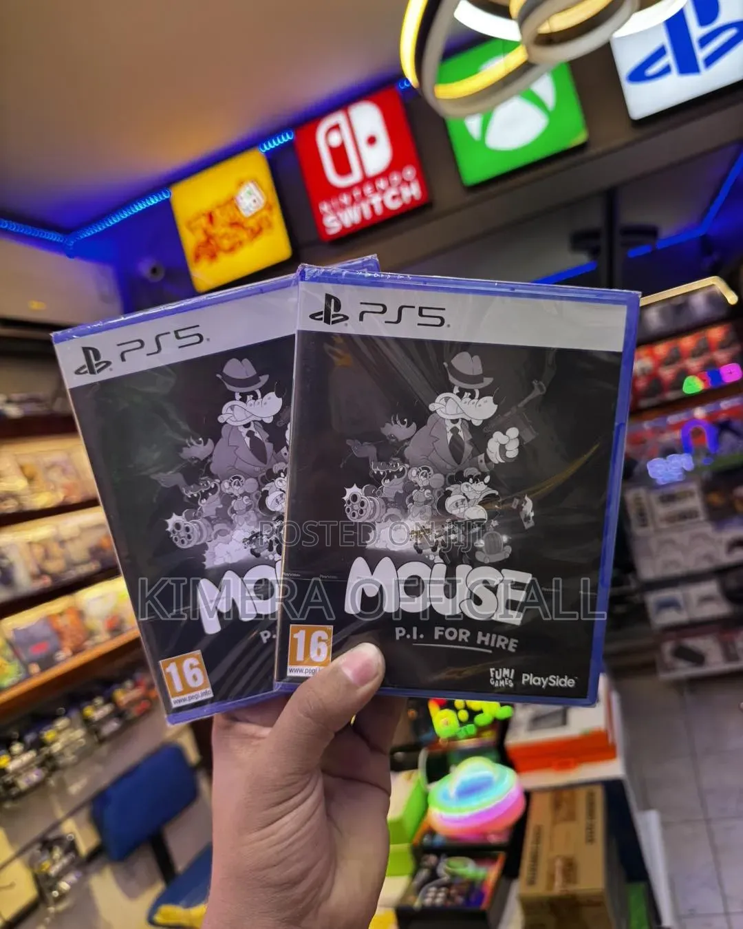 Mouse Pi for Hire Game Cd for Ps5