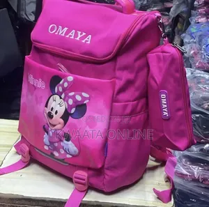 OMAYA Kids' 3D Character School Backpack Set With Matching Pouch