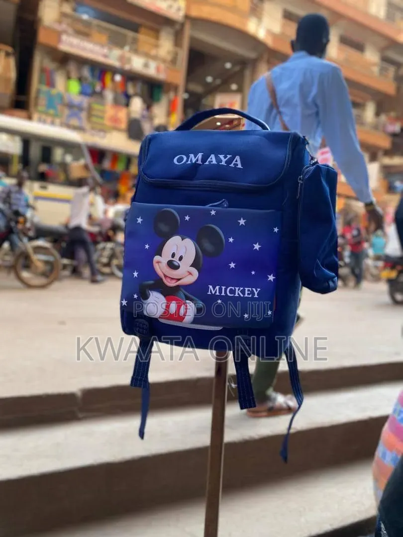 OMAYA Kids' 3D Character School Backpack Set With Matching Pouch