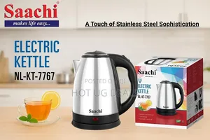 Saachi Original 1.8L Stainless Steel Electric Kettle 7767 – Silver
