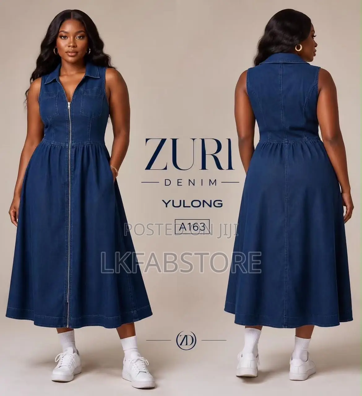 Elegant Jean Dress for Women