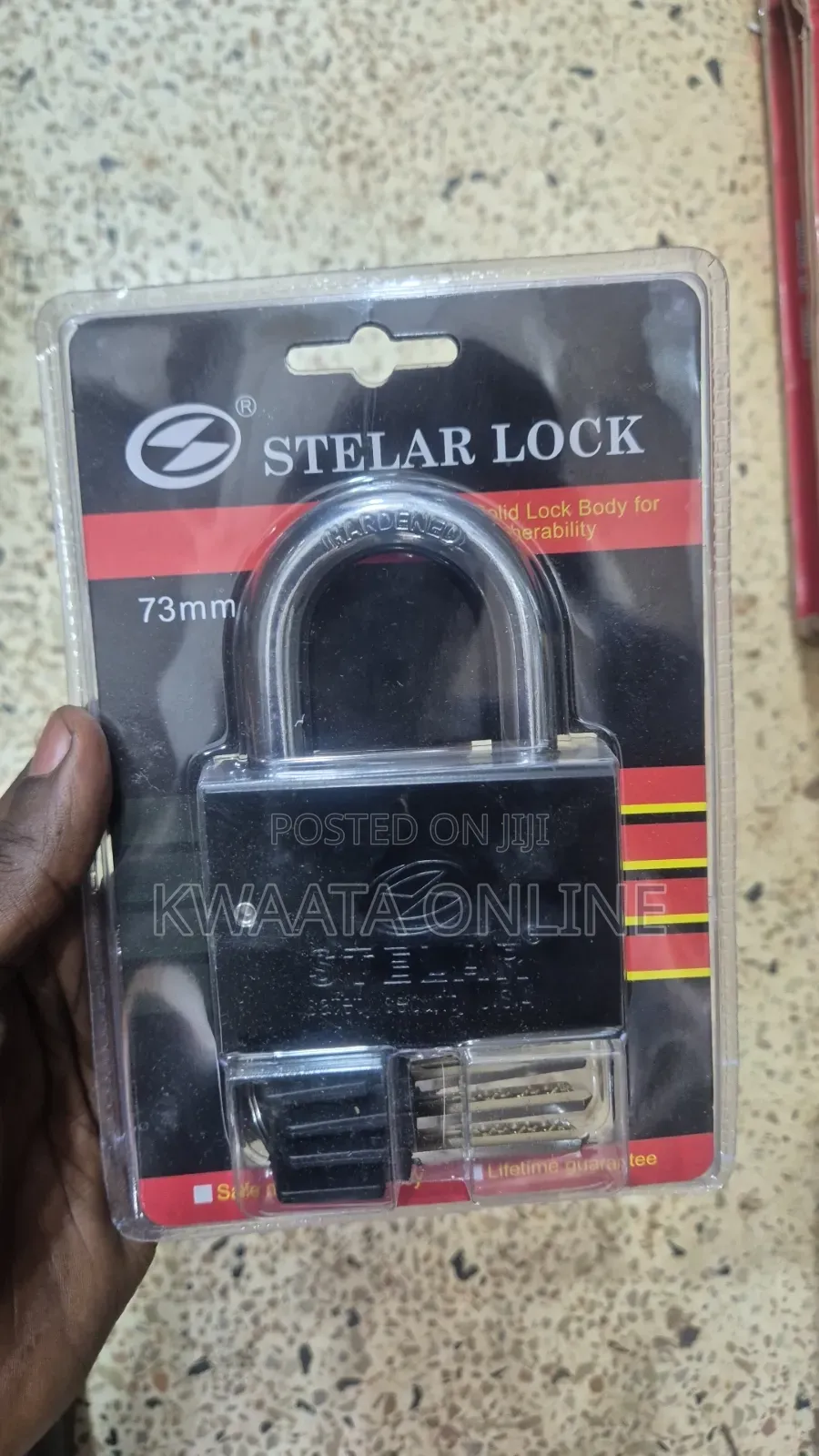 STELAR LOCK 73mm Heavy-Duty Security Padlock With 4 Keys