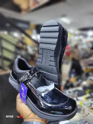 Back to School Black Long Lasting Girls Shoes