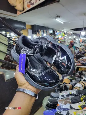 Back to School Black Long Lasting Girls Shoes