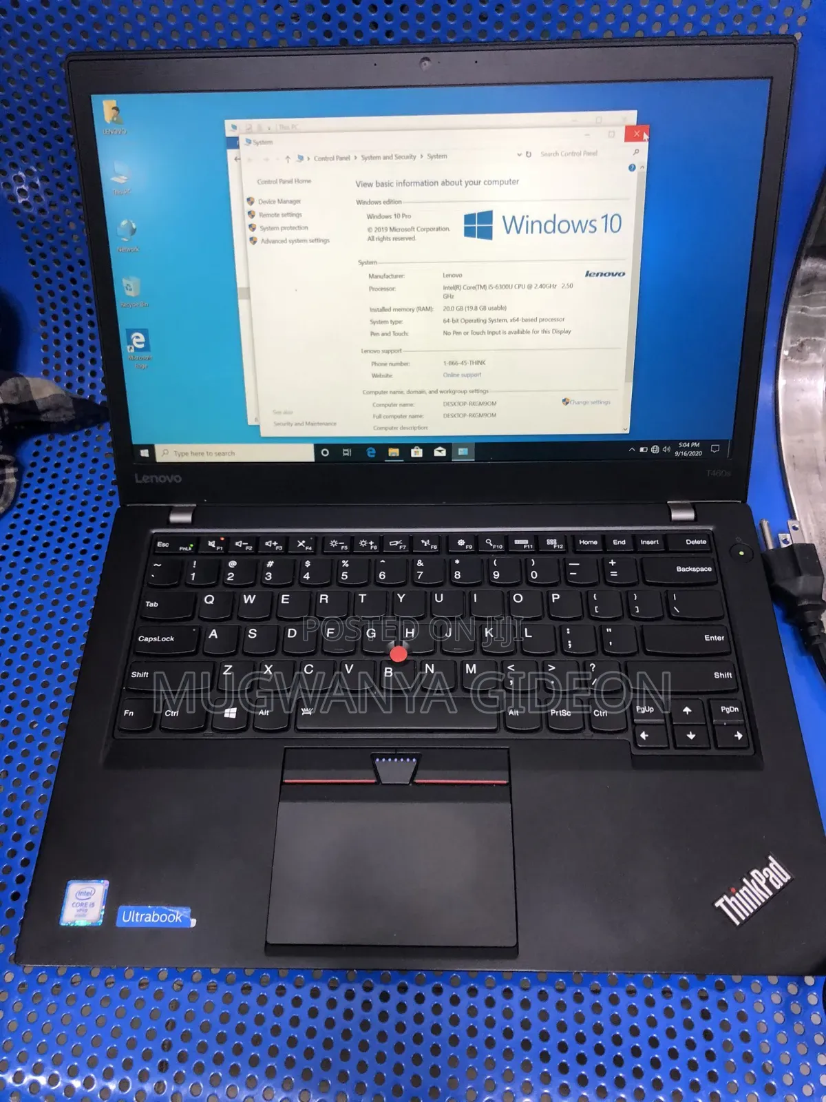 New Laptop Lenovo ThinkPad T470 8GB Intel Core i7 SSD 256GB