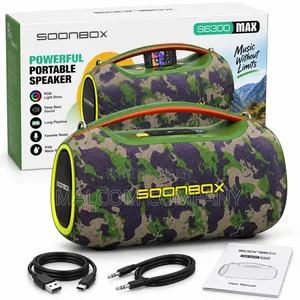 SOONBOX S6300 Max Portable Bluetooth Speaker Deep Bass RGB Lights