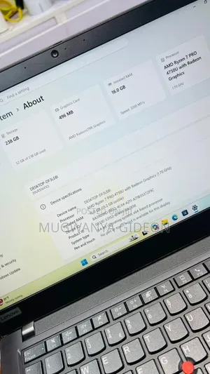 New Laptop Lenovo ThinkPad T14 G1 16GB AMD Ryzen 7 SSD 256GB