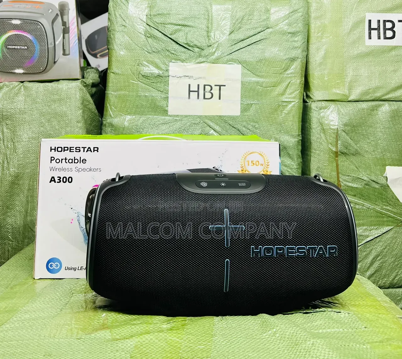 HOPESTAR A300 150W Portable Bluetooth Speaker Powerful Bass LED Light
