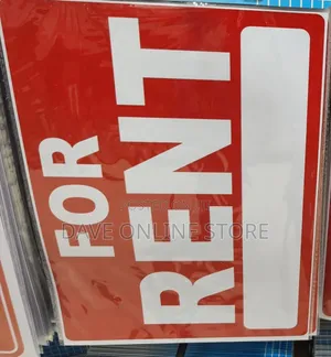 A4 Size FOR RENT Sign Sticker