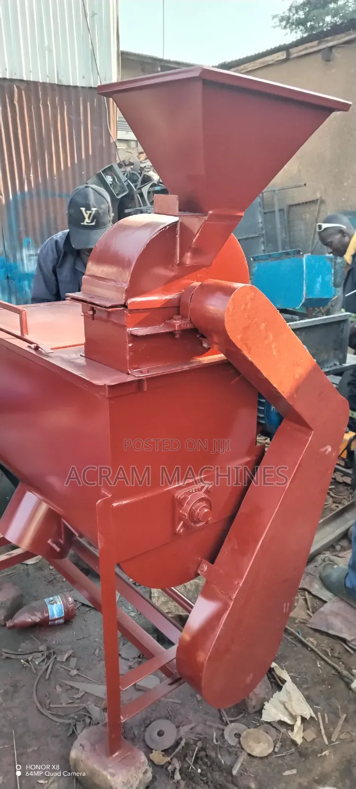 Horizontal Feed Mixer Combined With Broken Crusher