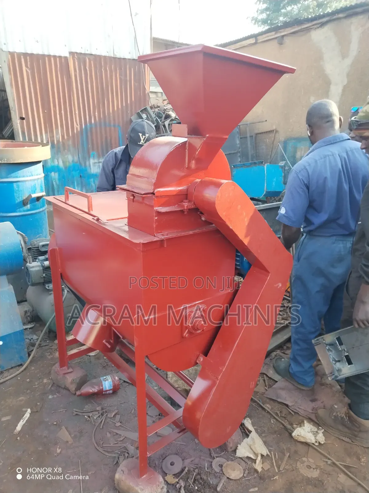 Horizontal Feed Mixer Combined With Broken Crusher