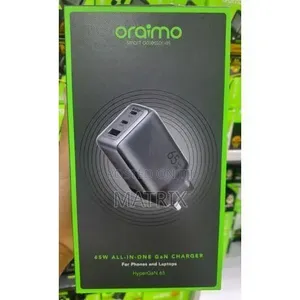 Oraimo 65W ALL-IN-ONE GaN Wall Charger Kit With 100W Cable