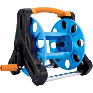 Garden Hose Reel Stand Portable Water Pipe Storage Rack Cart Holder