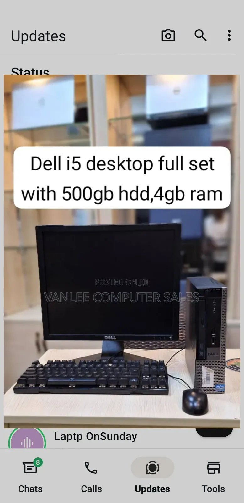 Desktop Computer HP ProDesk 400 G5 8GB AMD HDD 250GB