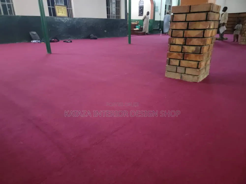 Wool Maroon Color Per Square Meter